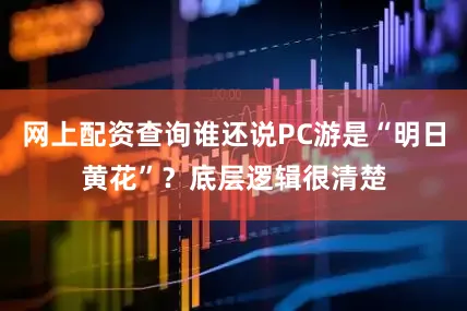 网上配资查询谁还说PC游是“明日黄花”？底层逻辑很清楚