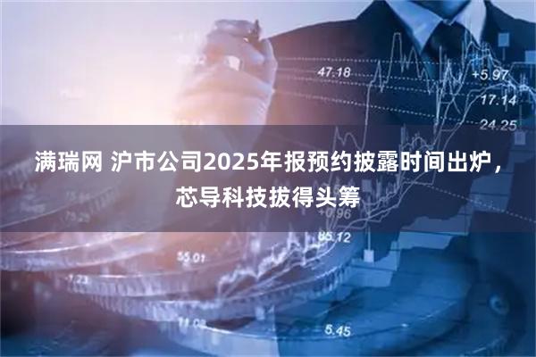 满瑞网 沪市公司2025年报预约披露时间出炉，芯导科技拔得头筹
